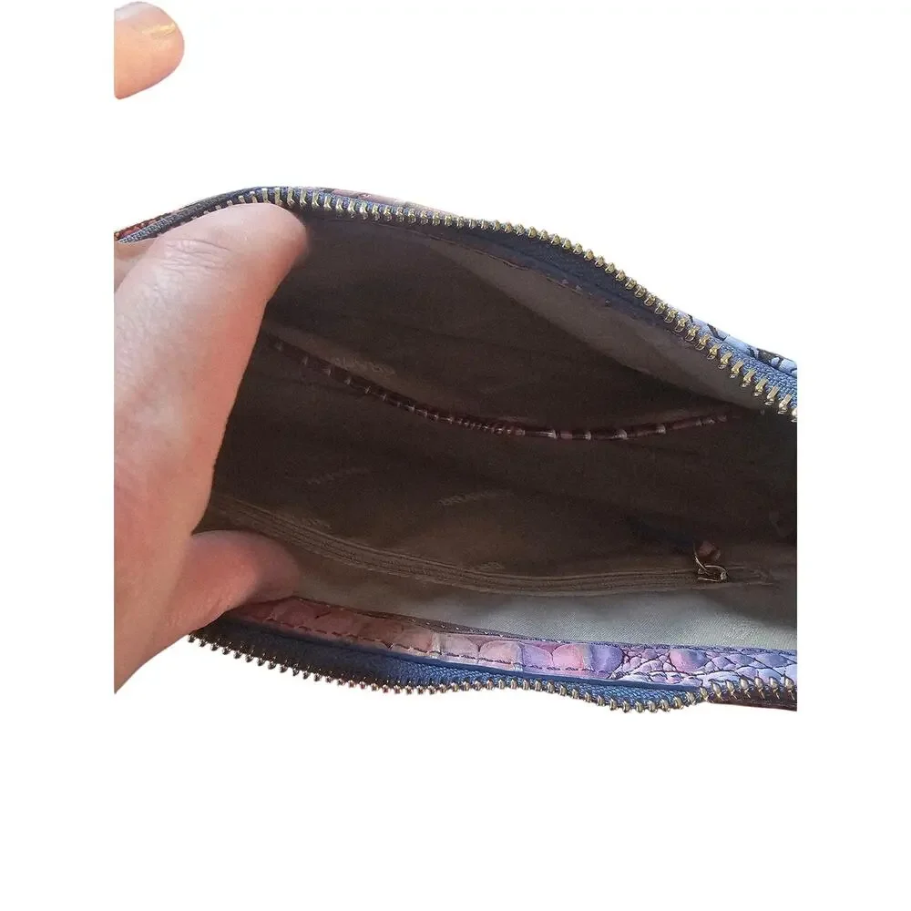 Brahmin multicolor Croc Embossed Shoulder bag - Picture 4 of 8